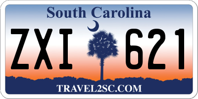 SC license plate ZXI621