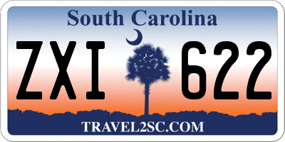 SC license plate ZXI622