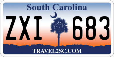 SC license plate ZXI683
