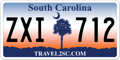 SC license plate ZXI712