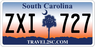 SC license plate ZXI727