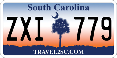 SC license plate ZXI779