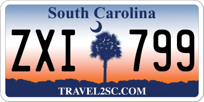 SC license plate ZXI799