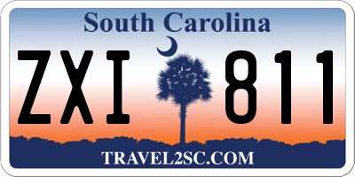 SC license plate ZXI811