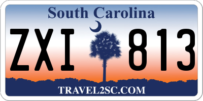 SC license plate ZXI813