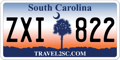 SC license plate ZXI822
