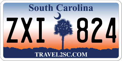 SC license plate ZXI824