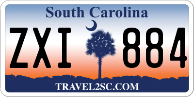 SC license plate ZXI884