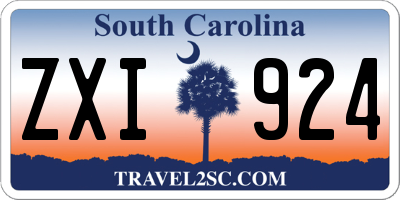 SC license plate ZXI924