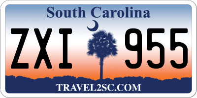 SC license plate ZXI955
