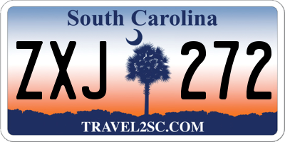 SC license plate ZXJ272