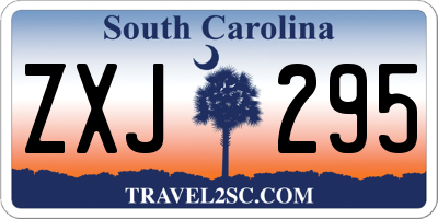SC license plate ZXJ295
