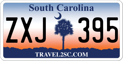 SC license plate ZXJ395