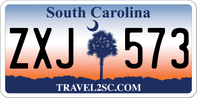 SC license plate ZXJ573