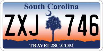 SC license plate ZXJ746