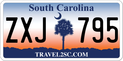 SC license plate ZXJ795
