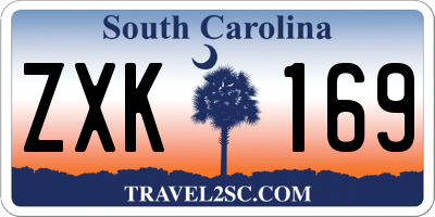 SC license plate ZXK169