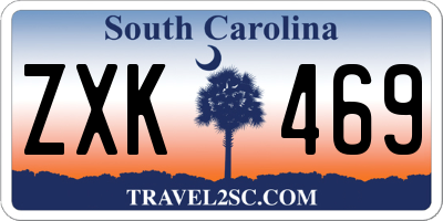 SC license plate ZXK469