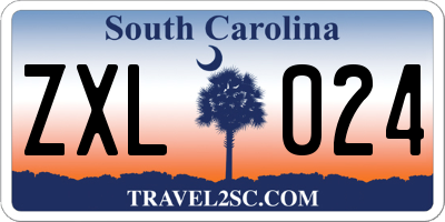 SC license plate ZXL024