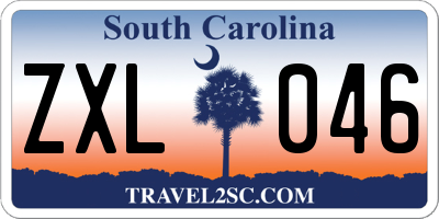 SC license plate ZXL046