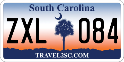 SC license plate ZXL084