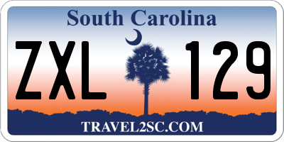 SC license plate ZXL129