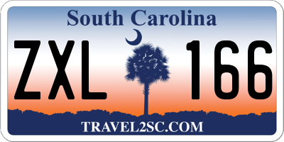 SC license plate ZXL166