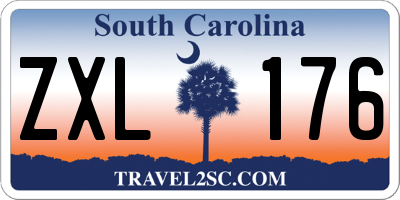 SC license plate ZXL176