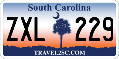 SC license plate ZXL229