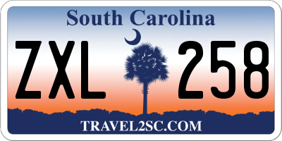 SC license plate ZXL258