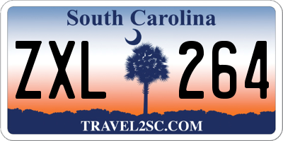 SC license plate ZXL264