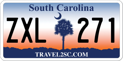 SC license plate ZXL271