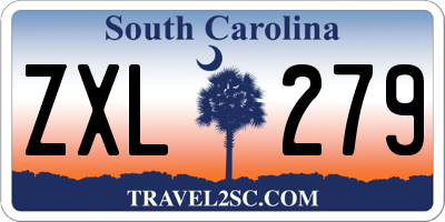 SC license plate ZXL279