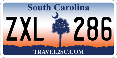 SC license plate ZXL286