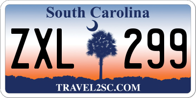 SC license plate ZXL299