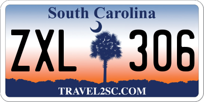 SC license plate ZXL306