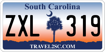 SC license plate ZXL319