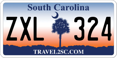 SC license plate ZXL324