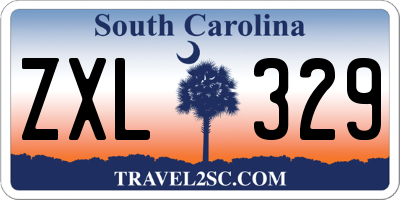 SC license plate ZXL329