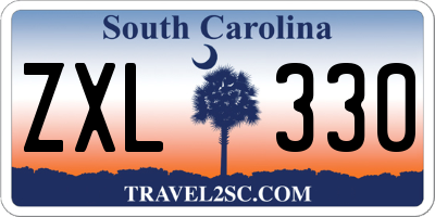 SC license plate ZXL330