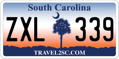 SC license plate ZXL339