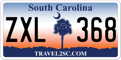 SC license plate ZXL368