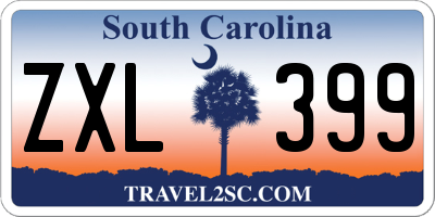 SC license plate ZXL399