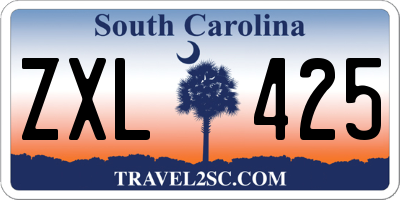 SC license plate ZXL425