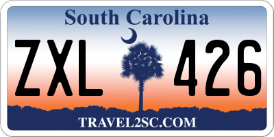 SC license plate ZXL426