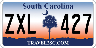 SC license plate ZXL427