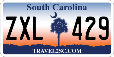 SC license plate ZXL429