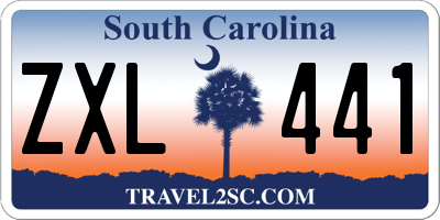 SC license plate ZXL441