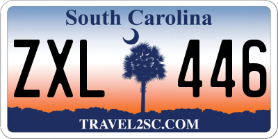 SC license plate ZXL446