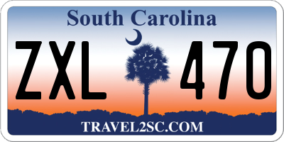 SC license plate ZXL470